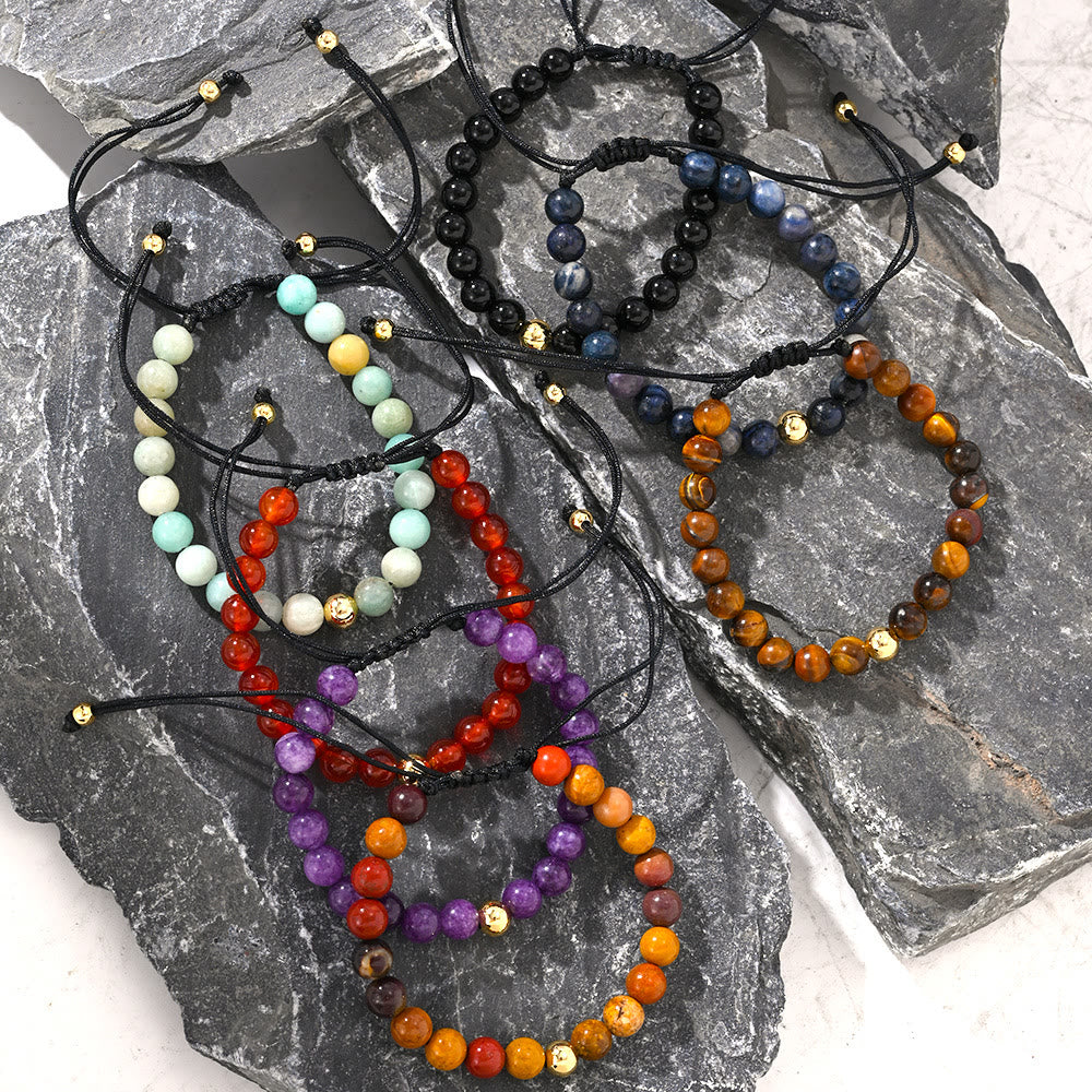 Olivenorma Natural Crystal Adjustable Beaded Braided Bracelet - image 15