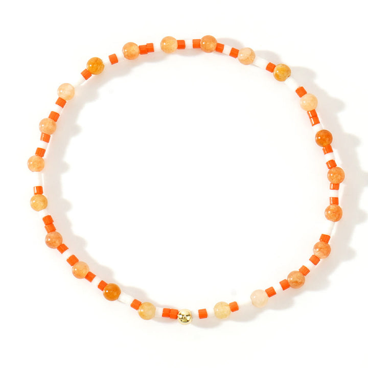 Olivenorma Mini Beads Gemstone Stretch Elastic Bracelet - image 6