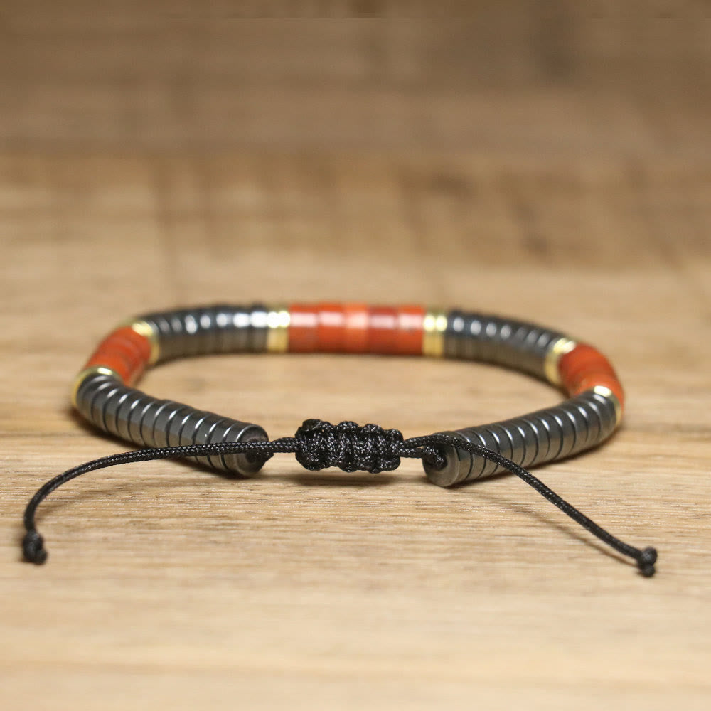 Olivenorma Nautral Crystal Adjustable Beaded Braided Bracelet - image 9