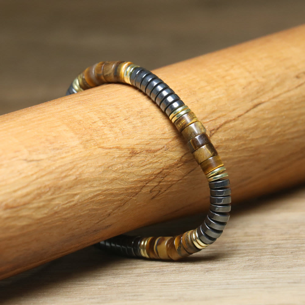 Olivenorma Nautral Crystal Adjustable Beaded Braided Bracelet - image 5