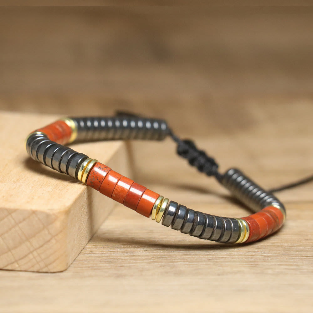 Olivenorma Nautral Crystal Adjustable Beaded Braided Bracelet - image 10