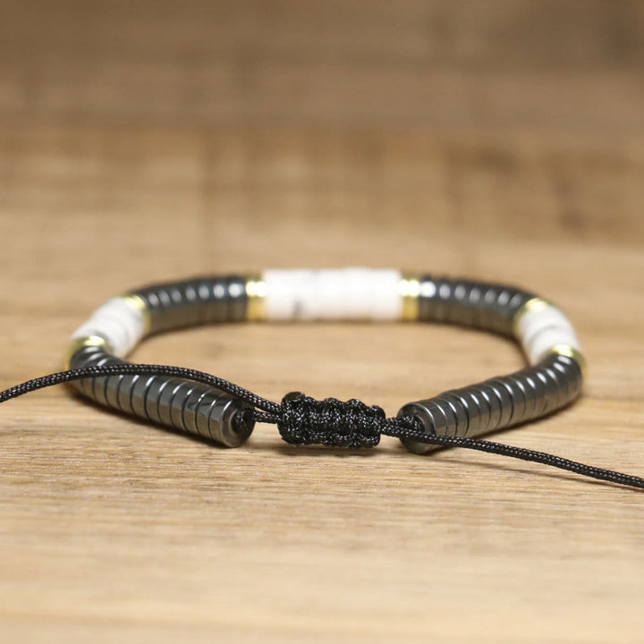 Olivenorma Nautral Crystal Adjustable Beaded Braided Bracelet - image 17