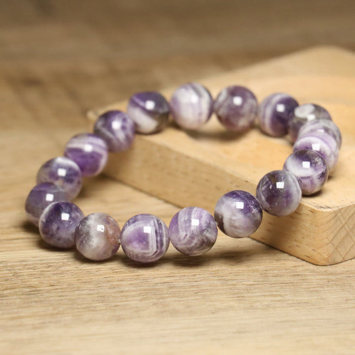 Olivenorma 10mm Fantasy Amethyst Adjustable Stretch Elastic Bracelet - image 1