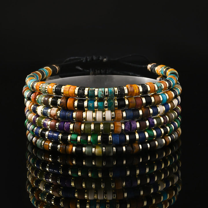 Olivenorma Mini Beaded Hematite Gemstone Trendy Beaded Bracelet - image 21