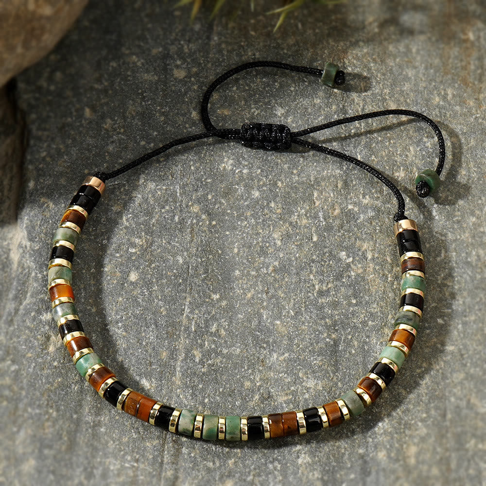 Olivenorma Mini Beaded Hematite Gemstone Trendy Beaded Bracelet - image 18