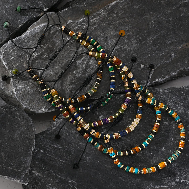 Olivenorma Mini Beaded Hematite Gemstone Trendy Beaded Bracelet - image 20