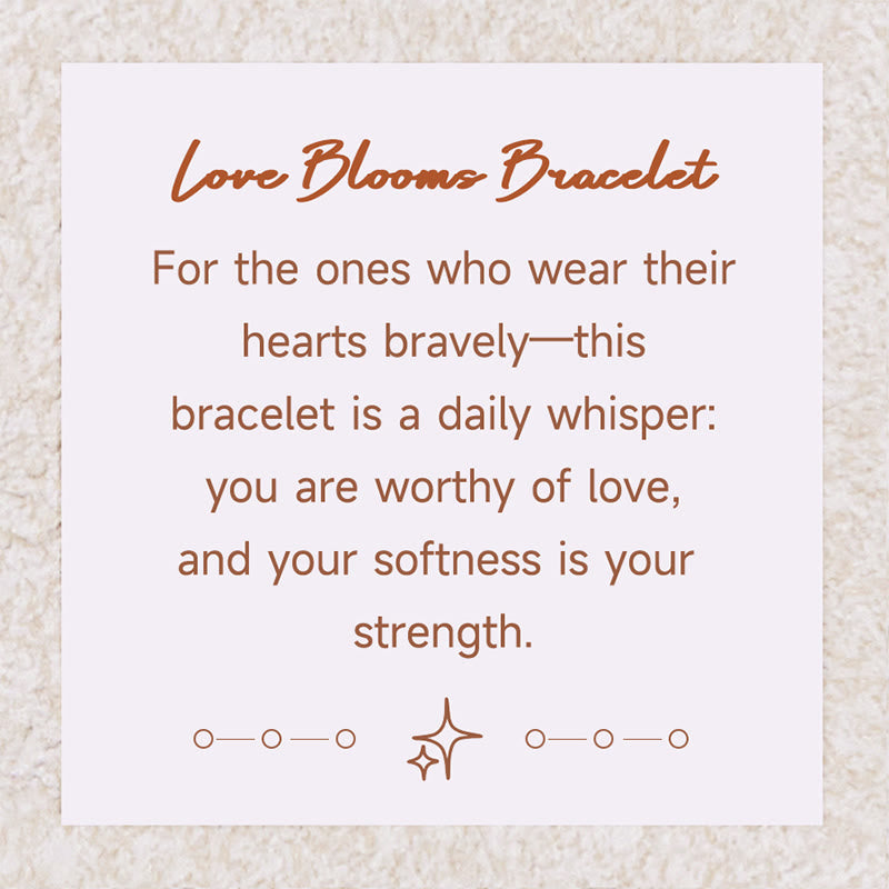 Olivenorma "Love Blooms" Rose Quartz & Strawberry Quartz Bracelet - image 1