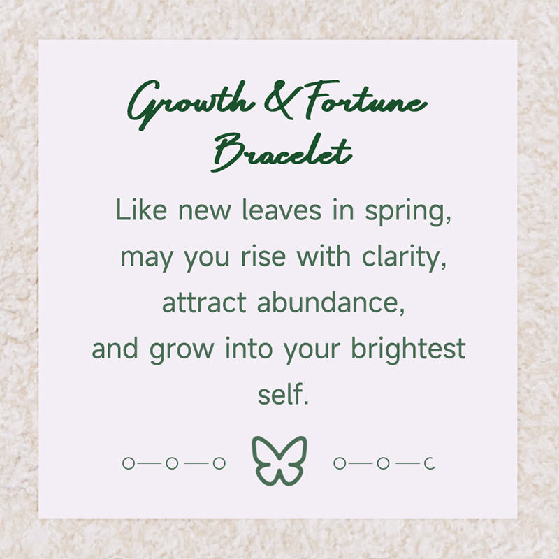 Olivenorma "Growth & Fortune" Green Phantom Quartz Bracelet - image 1