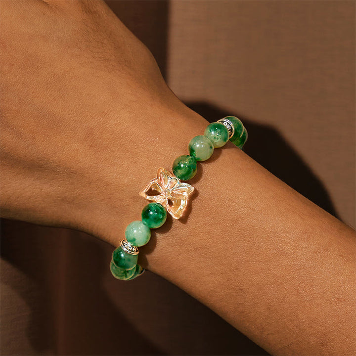 Olivenorma "Growth & Fortune" Green Phantom Quartz Bracelet - image 3
