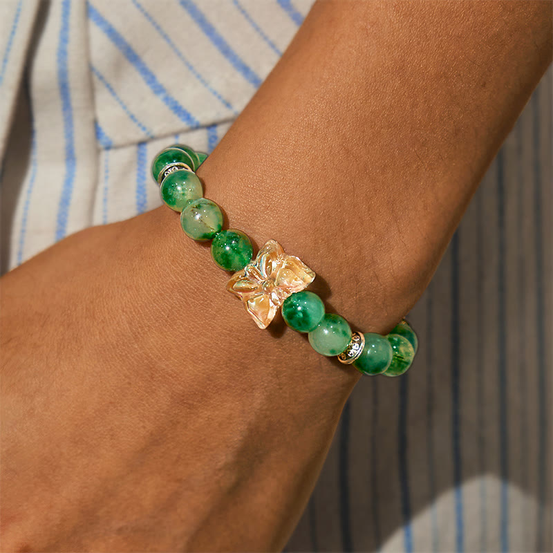 Olivenorma "Growth & Fortune" Green Phantom Quartz Bracelet - image 6