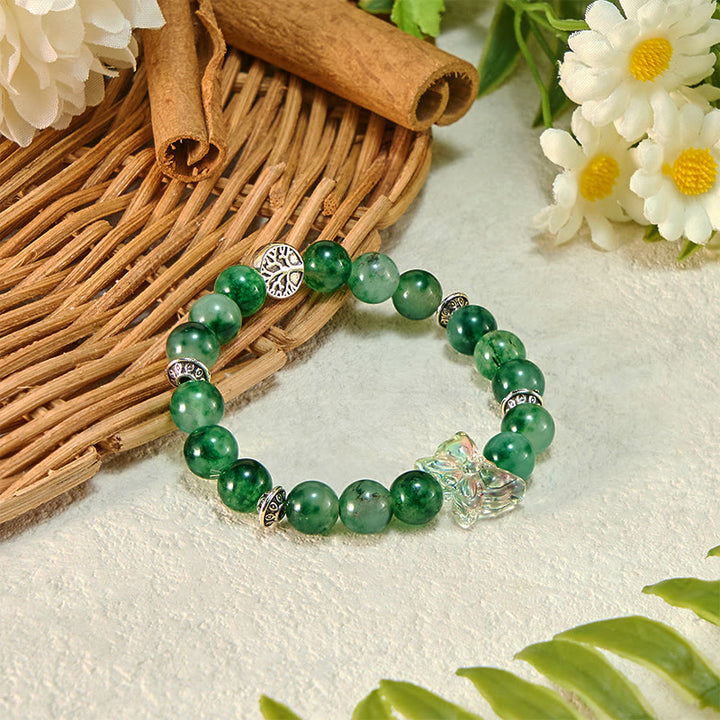 Olivenorma "Growth & Fortune" Green Phantom Quartz Bracelet - image 2