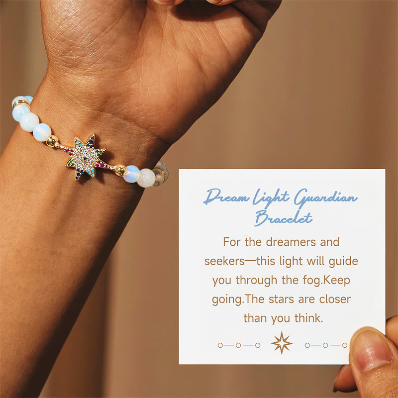 Olivenorma "Dream Light Guardian" Opalite Star Bracelet - Opalite - image 0