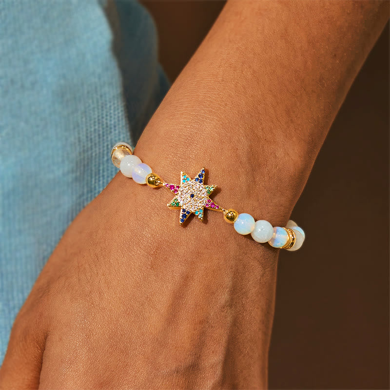 Olivenorma "Dream Light Guardian" Opalite Star Bracelet - image 4