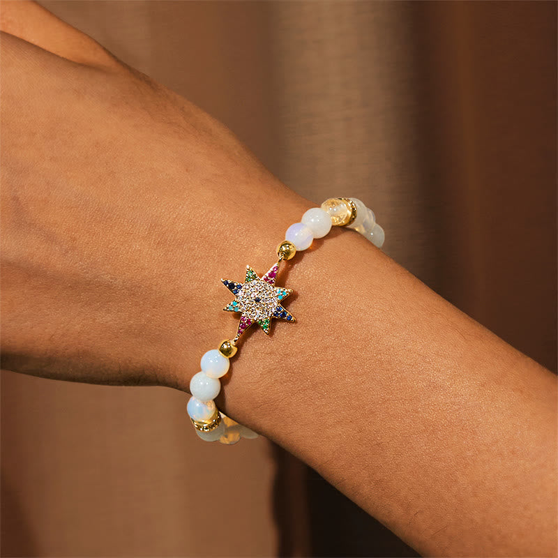 Olivenorma "Dream Light Guardian" Opalite Star Bracelet - image 3