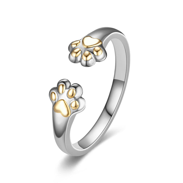 Olivenorma Paw Hug Ring - Paw Hug - Silver&Golden - image 12