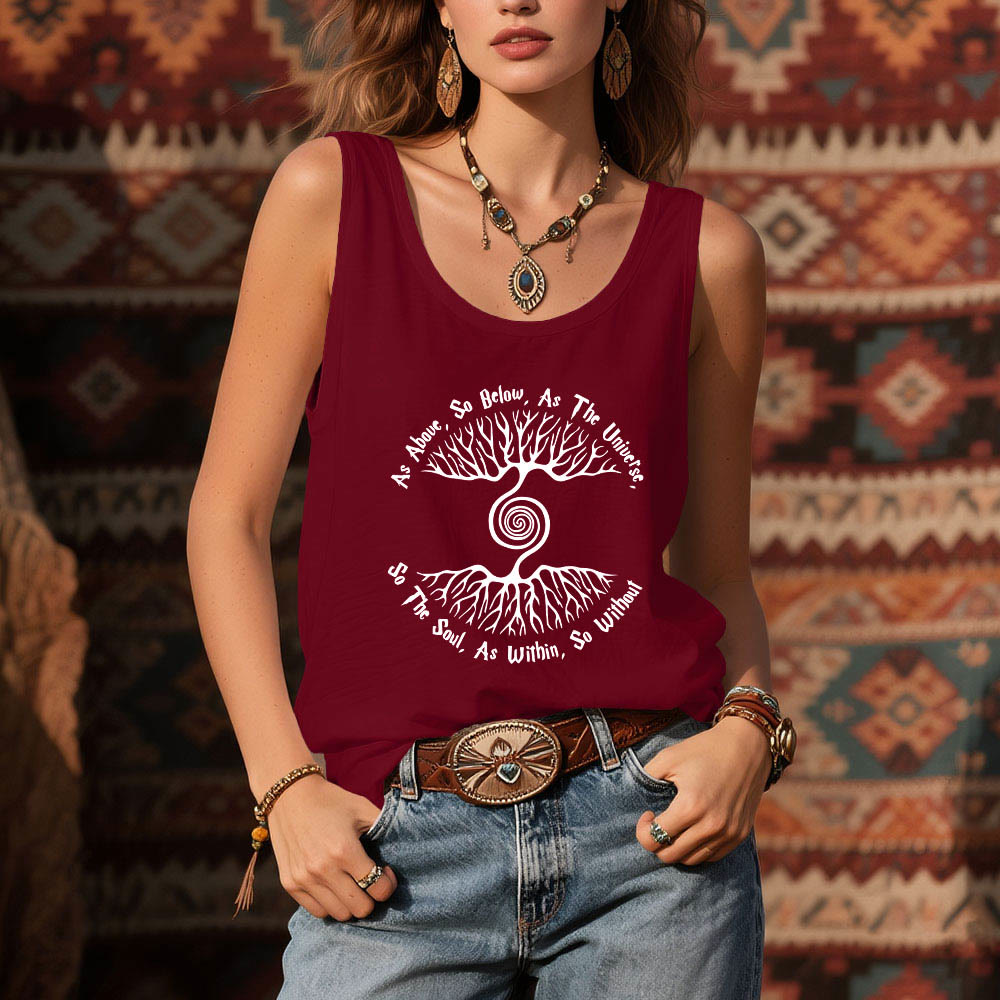 Olivenorma Tree of Life Ladies Shirt Comfort Tank Top - image 12
