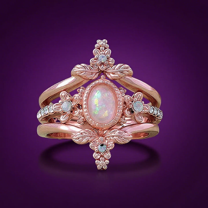 Olivenorma Freya's Bloom Ring Set - US 11 - image 0