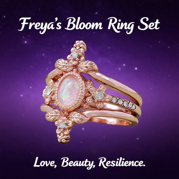 Olivenorma Freya's Bloom Ring Set - image 2