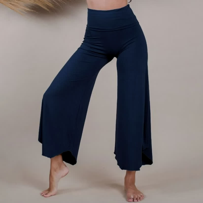 Olivenorma Plain Color High-Waist Yoga Cropped Women's Flare Pants - image 19