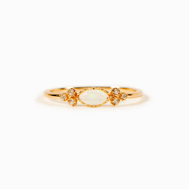 Olivenorma The Purest Love Matching Oval Cut Opal Ring - image 4
