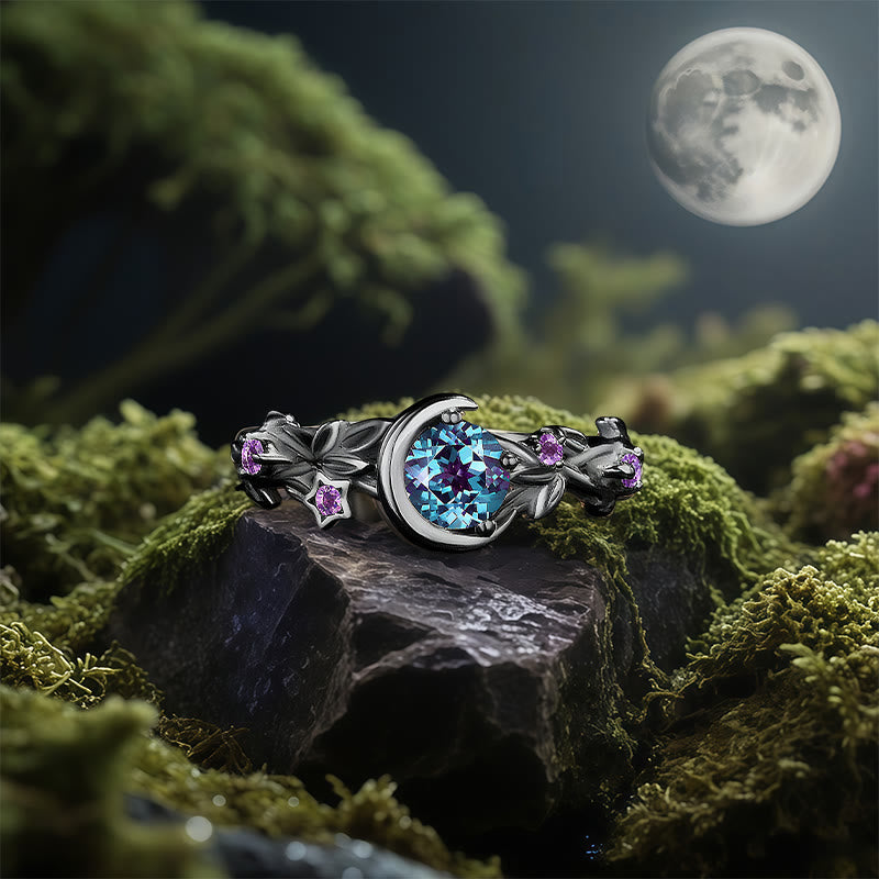 Olivenorma Luna's Rhapsody Ring - Black - US 10 - image 5