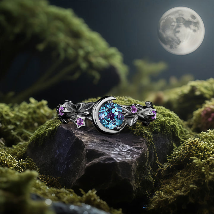 Olivenorma Luna's Rhapsody Ring - Black - US 10 - image 5