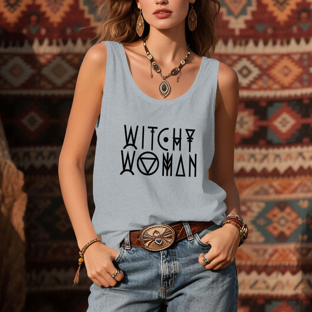 Olivenorma "WITCHY WOMAN" Spiritual Tee Women Tank Top - image 7