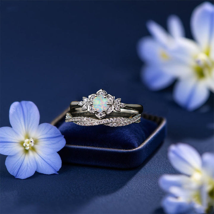 Olivenorma Iris Bloom Ring - image 3