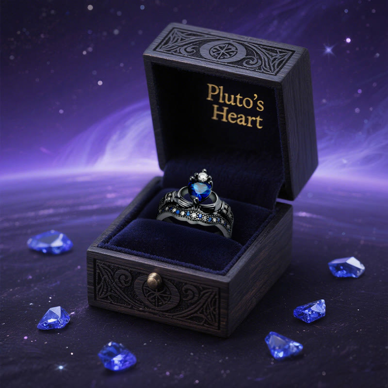 Olivenorma Pluto's Heart Sapphire Love Ring - image 3