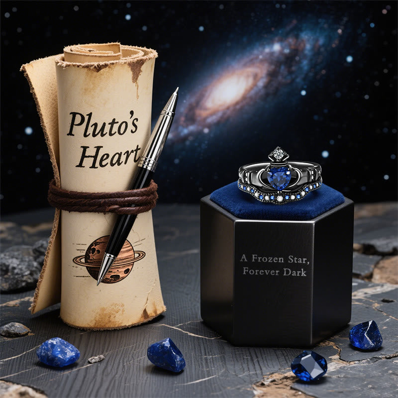 Olivenorma Pluto's Heart Sapphire Love Ring - image 2