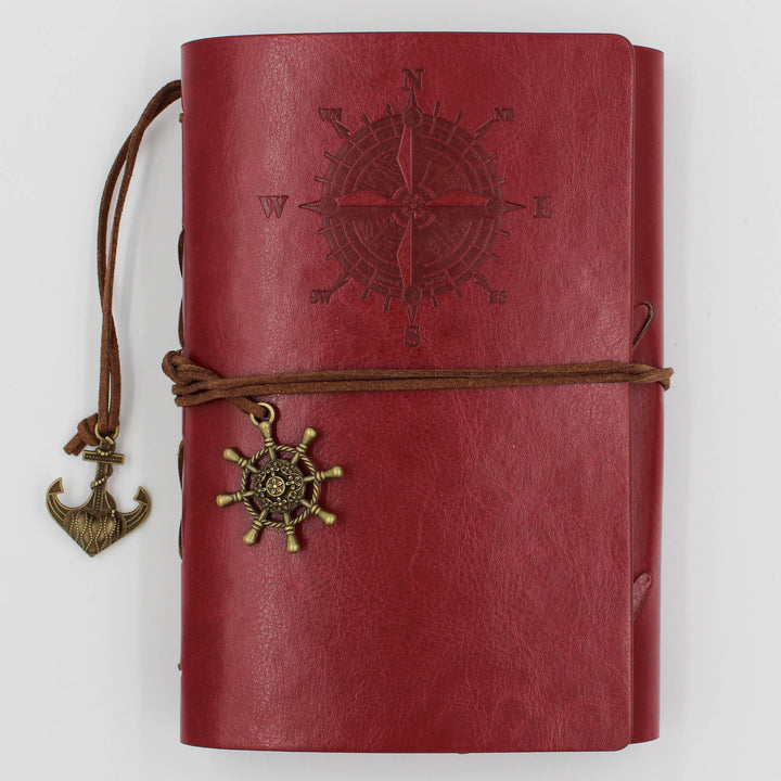 Olivenorma Vintage Leather Cover Journal - DarkRed - image 15