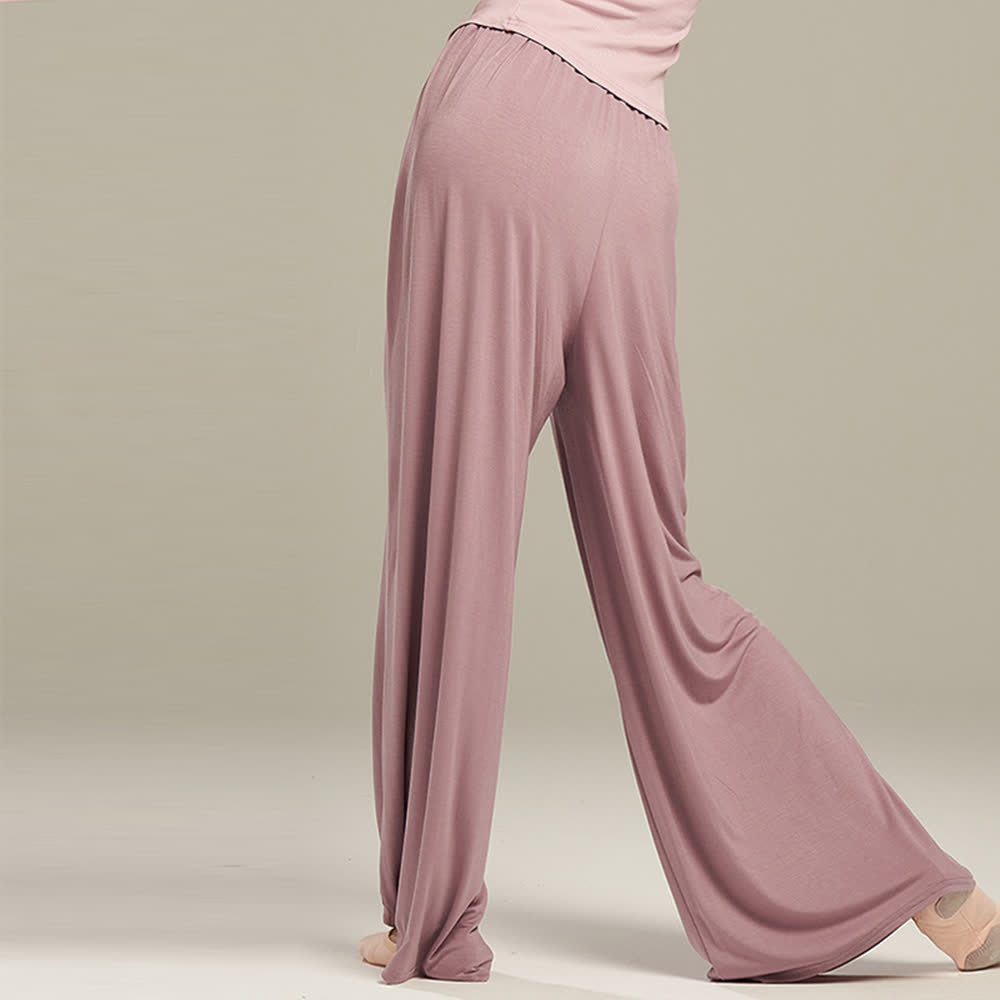 Olivenorma Modal Comfortable Drape Yoga Dance Straight Pants - image 10