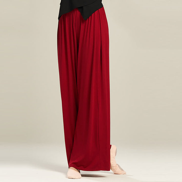 Olivenorma Modal Comfortable Drape Yoga Dance Straight Pants - image 20