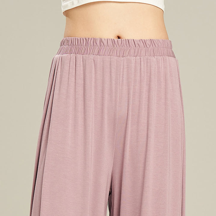 Olivenorma Modal Comfortable Drape Yoga Dance Straight Pants - image 13