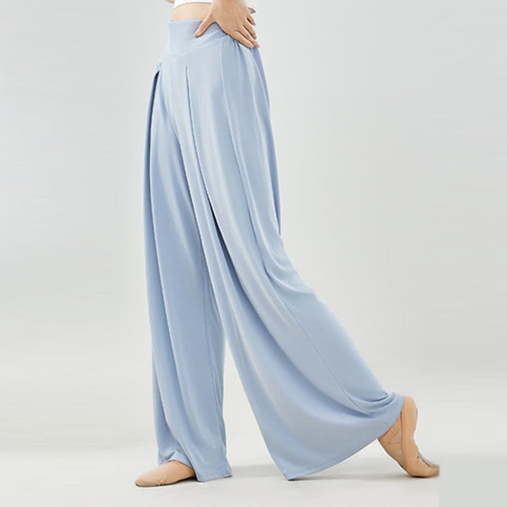 Olivenorma Cuprammonium Rayon Drape Yoga Dance Wide-Leg Pants - image 6