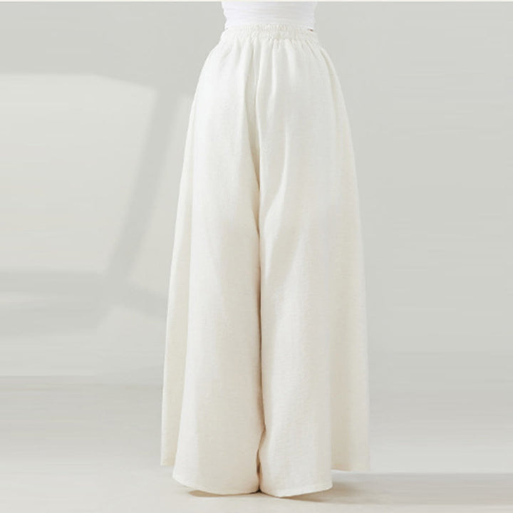 Olivenorma Viscose Drape Yoga Wide-Leg Flared Pants - image 1