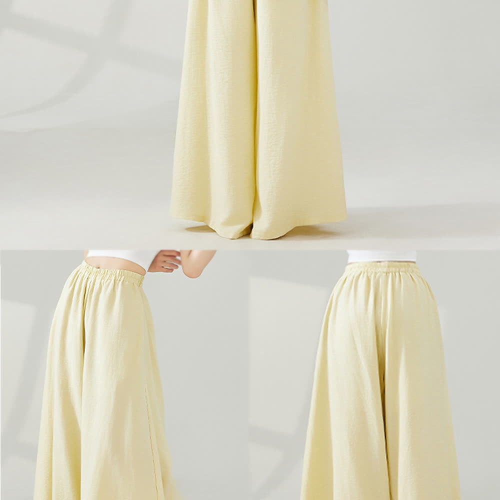 Olivenorma Viscose Drape Yoga Wide-Leg Flared Pants - image 8