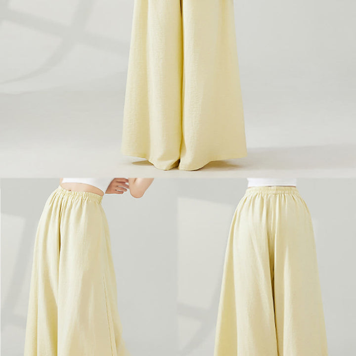 Olivenorma Viscose Drape Yoga Wide-Leg Flared Pants - image 8