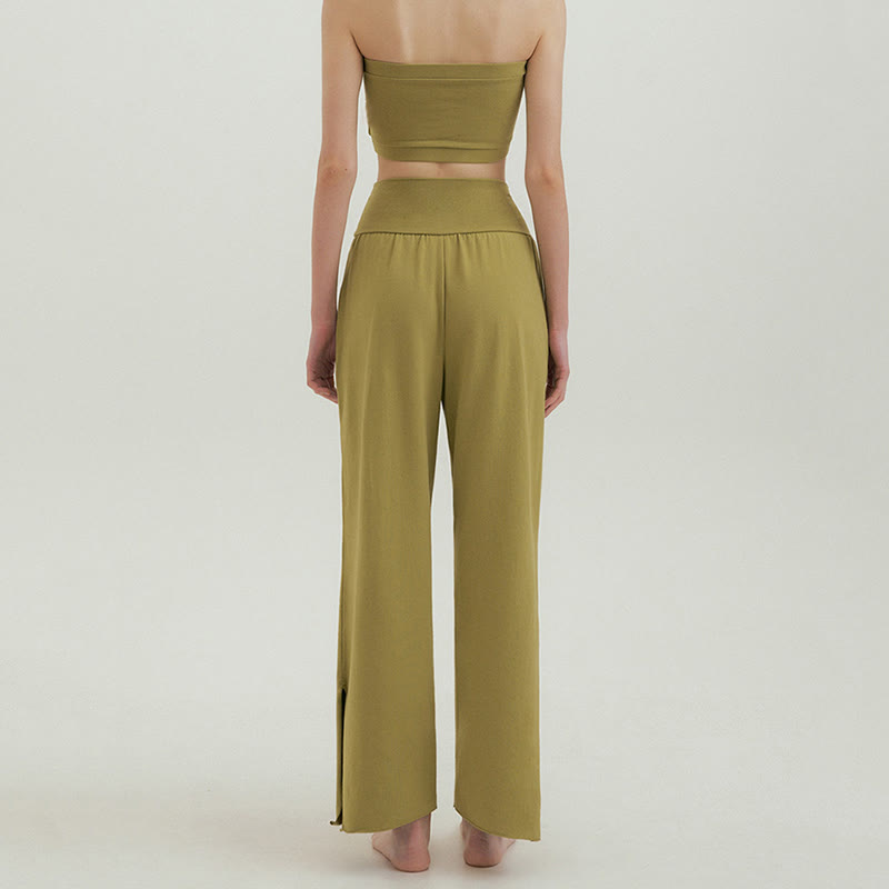 Olivenormafor High Waist Loose Fit Sweatpants Wide Leg Yoga Pants - image 37