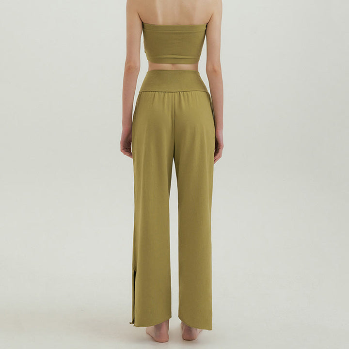 Olivenormafor High Waist Loose Fit Sweatpants Wide Leg Yoga Pants - image 37