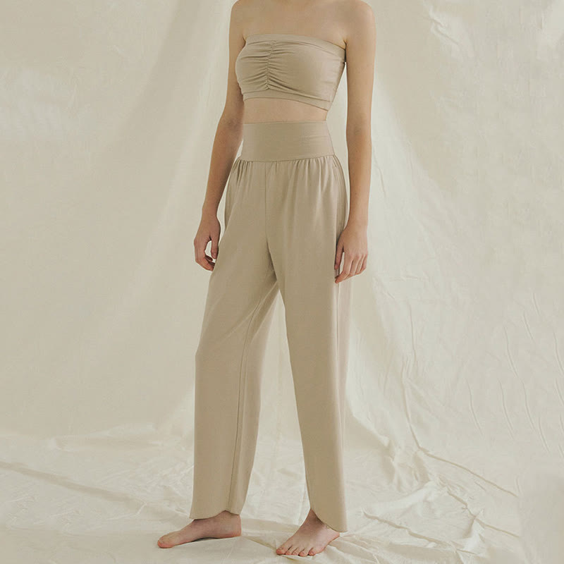 Olivenormafor High Waist Loose Fit Sweatpants Wide Leg Yoga Pants - image 22