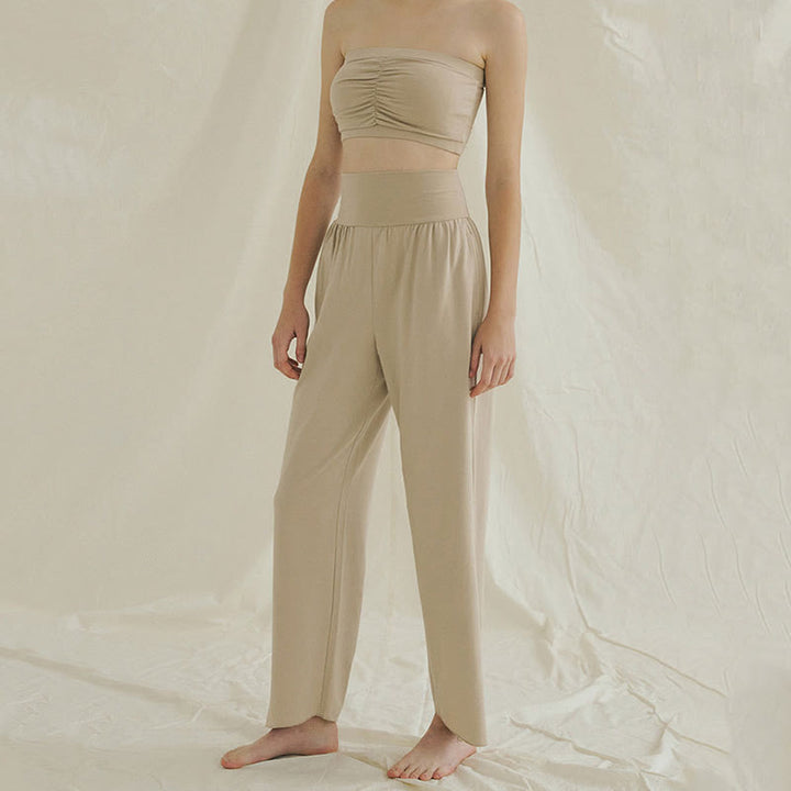 Olivenormafor High Waist Loose Fit Sweatpants Wide Leg Yoga Pants - image 22