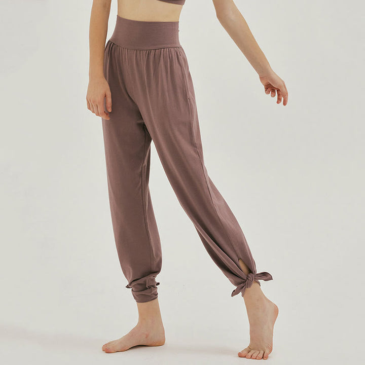 Olivenormafor High Waist Loose Fit Sweatpants Wide Leg Yoga Pants - image 4