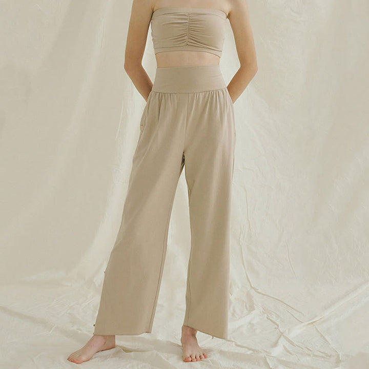 Olivenormafor High Waist Loose Fit Sweatpants Wide Leg Yoga Pants - image 21