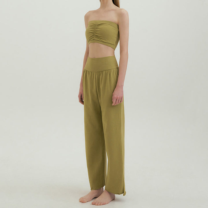 Olivenormafor High Waist Loose Fit Sweatpants Wide Leg Yoga Pants - image 36