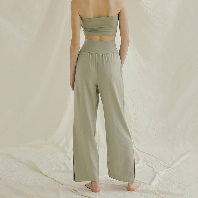 Olivenormafor High Waist Loose Fit Sweatpants Wide Leg Yoga Pants - image 16