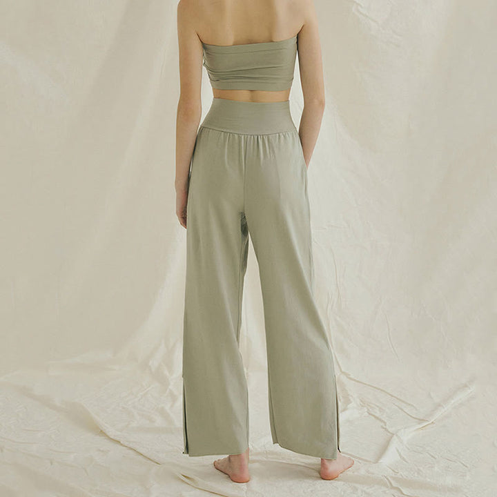 Olivenormafor High Waist Loose Fit Sweatpants Wide Leg Yoga Pants - image 16