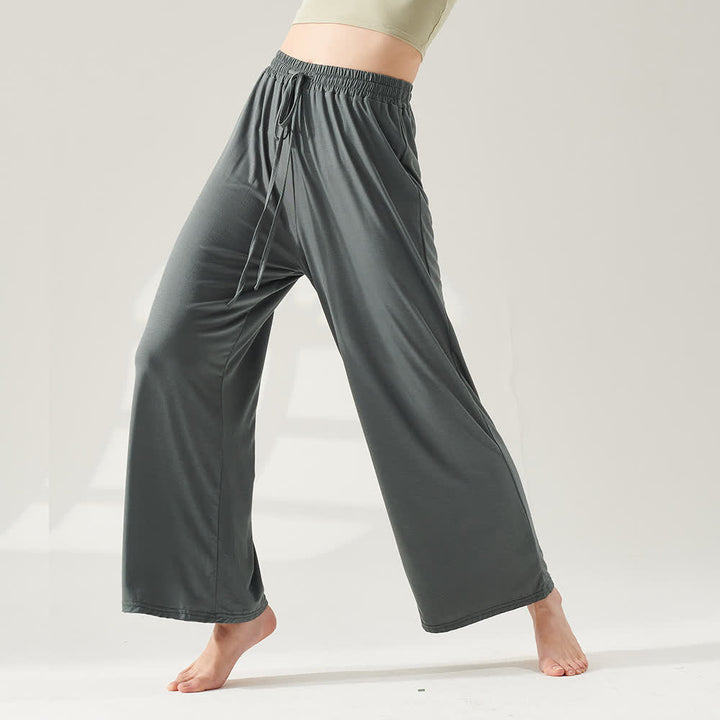 Olivenorma Modal Straight-Leg Wide-Leg Yoga Pants - image 12