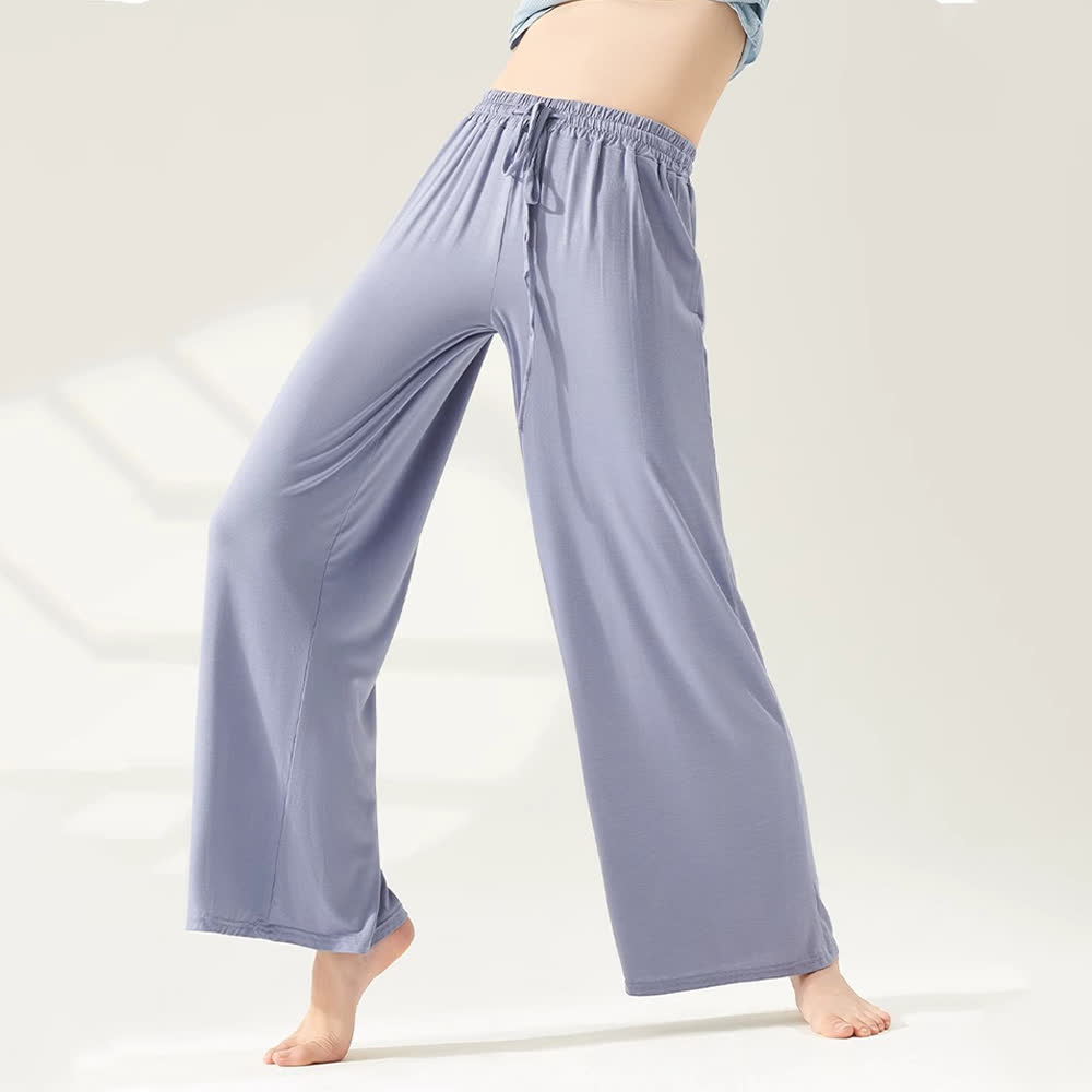 Olivenorma Modal Straight-Leg Wide-Leg Yoga Pants - image 9