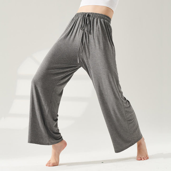 Olivenorma Modal Straight-Leg Wide-Leg Yoga Pants - image 3